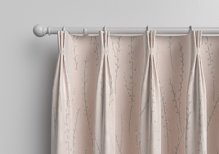 Willow Field, Pastel Pink - Made to Measure Curtains - Image 11